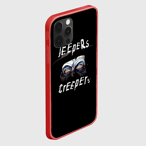 Чехол iPhone 12 Pro Джиперс Криперс в шляпе / 3D-Красный – фото 2