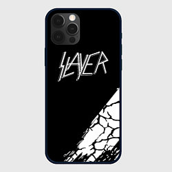 Чехол для iPhone 12 Pro Slayer Трещины, цвет: 3D-черный