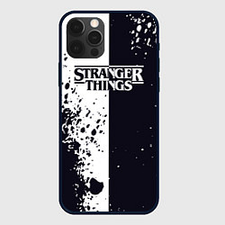 Чехол для iPhone 12 Pro STRANGER THINGS ОЧЕНЬ СТРАННЫЕ ДЕЛА ДВА ЦВЕТА, цвет: 3D-черный