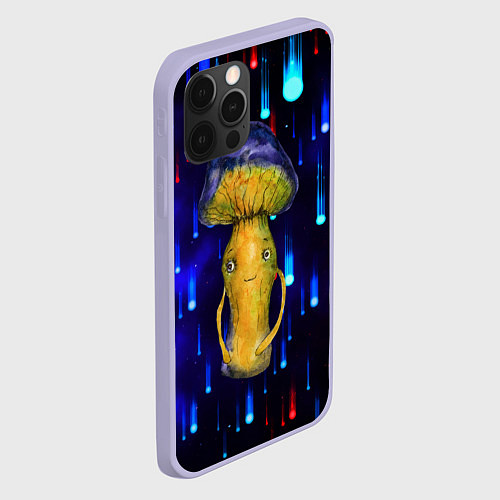 Чехол iPhone 12 Pro Гриб Fantasy / 3D-Светло-сиреневый – фото 2