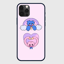 Чехол для iPhone 12 Pro POPPY PLAYTIME - KISSY MISSY - HAGGY WAGGY, цвет: 3D-черный