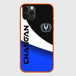 Чехол для iPhone 12 Pro ЧАНГАН - CHANGAN ТРИКОЛОР, цвет: 3D-красный