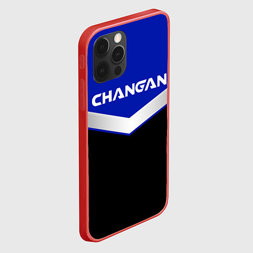 Чехол iPhone 12 Pro ЧАНГАН - CHANGAN - ФОРМА / 3D-Красный – фото 2