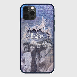 Чехол для iPhone 12 Pro The Beatles Легендарная Ливерпульская четвёрка, цвет: 3D-черный
