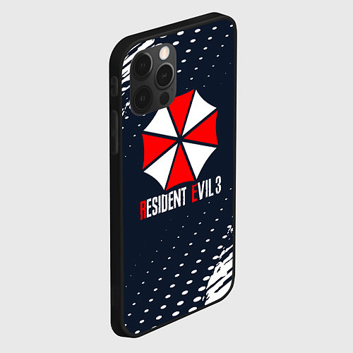 Чехол iPhone 12 Pro Umbrella Corporation Resident Evil Краски / 3D-Черный – фото 2