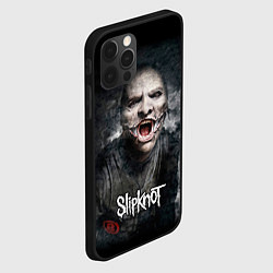 Чехол для iPhone 12 Pro Slipknot - The Gray Chapter - Corey Taylor, цвет: 3D-черный — фото 2