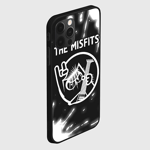 Чехол iPhone 12 Pro The Misfits КОТ Краска / 3D-Черный – фото 2