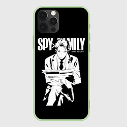 Чехол для iPhone 12 Pro SPY X FAMILY СЕМЬЯ ШПИОНА ЛОЙД, цвет: 3D-салатовый