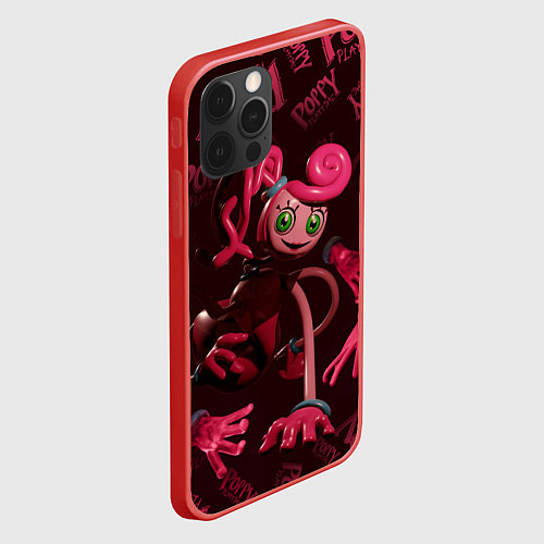 Чехол iPhone 12 Pro Mommy Long Legs PP / 3D-Красный – фото 2