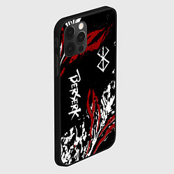 Чехол для iPhone 12 Pro BERSERK BLACK MASK - БЕРСЕРК ЧЁРНАЯ МАСКА, цвет: 3D-черный — фото 2