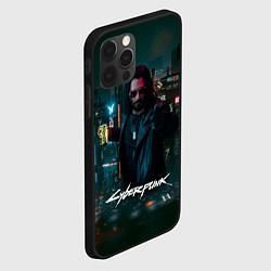 Чехол для iPhone 12 Pro Johnny Cyberpunk2077, цвет: 3D-черный — фото 2