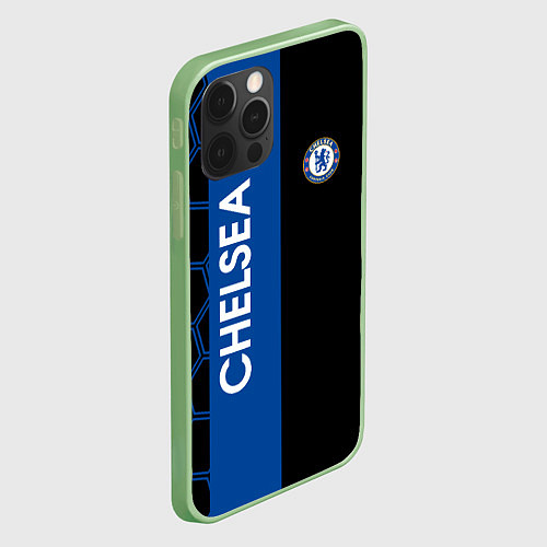 Чехол iPhone 12 Pro Челси футбольный клуб / 3D-Салатовый – фото 2