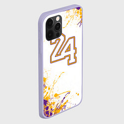 Чехол для iPhone 12 Pro Коби Брайант Lakers 24, цвет: 3D-светло-сиреневый — фото 2