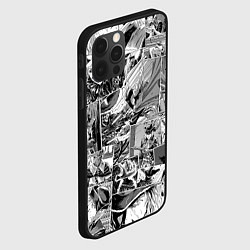 Чехол для iPhone 12 Pro Bloodborne comix, цвет: 3D-черный — фото 2