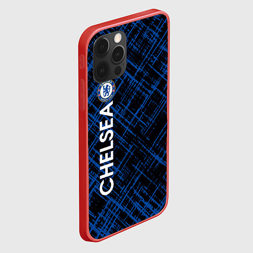 Чехол iPhone 12 Pro Челси footbal club / 3D-Красный – фото 2