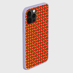 Чехол для iPhone 12 Pro COLOR PATTERNED BACKGROUND, цвет: 3D-светло-сиреневый — фото 2