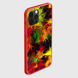 Чехол для iPhone 12 Pro Абстрактная авангардная композиция Abstract avant-, цвет: 3D-красный — фото 2