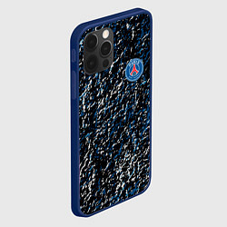 Чехол для iPhone 12 Pro Псж paris брызги красок, цвет: 3D-тёмно-синий — фото 2