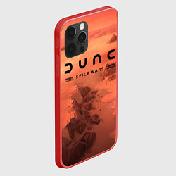 Чехол для iPhone 12 Pro Dune: Spice Wars, logo, цвет: 3D-красный — фото 2