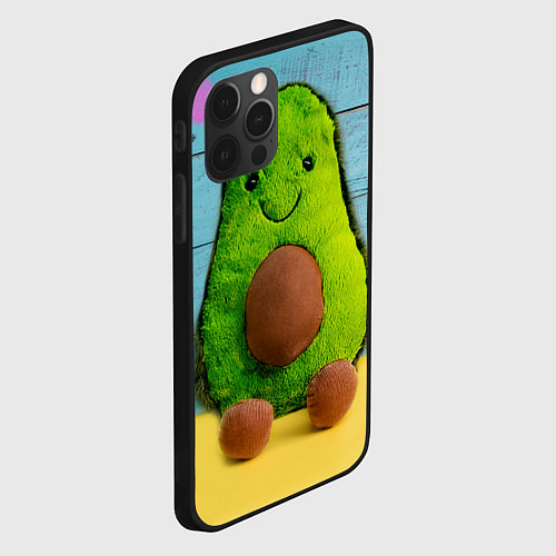 Чехол iPhone 12 Pro Avocado print / 3D-Черный – фото 2