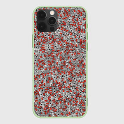 Чехол для iPhone 12 Pro TOP GUN, цвет: 3D-салатовый