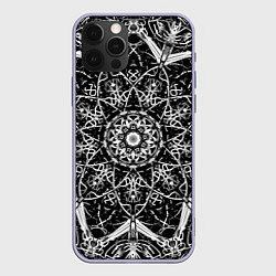 Чехол для iPhone 12 Pro Hard Lace, цвет: 3D-светло-сиреневый