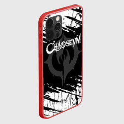 Чехол для iPhone 12 Pro Chaoseum Logo Grunge, цвет: 3D-красный — фото 2