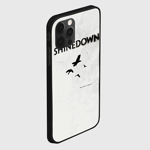 Чехол iPhone 12 Pro The Sound of Madness - Shinedown / 3D-Черный – фото 2