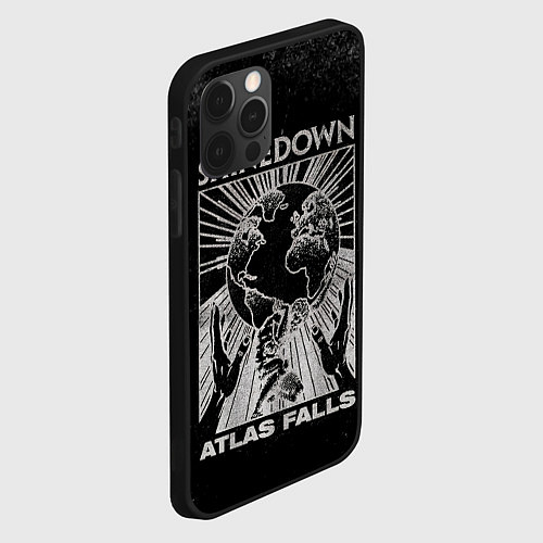 Чехол iPhone 12 Pro Atlas Falls - Shinedown / 3D-Черный – фото 2