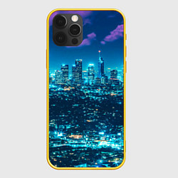 Чехол для iPhone 12 Pro Вечер в Лос-Анжелесе, цвет: 3D-желтый