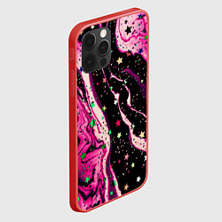 Чехол для iPhone 12 Pro Pink Night, цвет: 3D-красный — фото 2