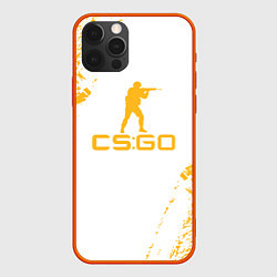 Чехол для iPhone 12 Pro Cs go КРАСКА, цвет: 3D-красный