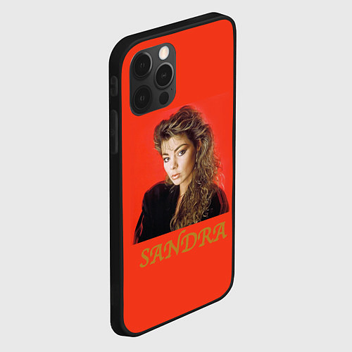 Чехол iPhone 12 Pro Звёзды 80-х Sandra / 3D-Черный – фото 2