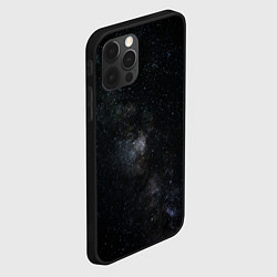 Чехол для iPhone 12 Pro Лонгслив Звезды и космос, цвет: 3D-черный — фото 2
