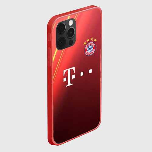 Чехол iPhone 12 Pro Bayern munchen T / 3D-Красный – фото 2
