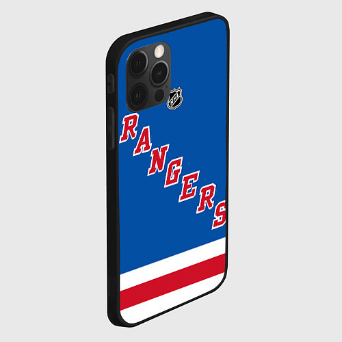 Чехол iPhone 12 Pro Артемий Панарин Rangers / 3D-Черный – фото 2