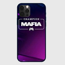 Чехол для iPhone 12 Pro Mafia Gaming Champion: рамка с лого и джойстиком н, цвет: 3D-черный