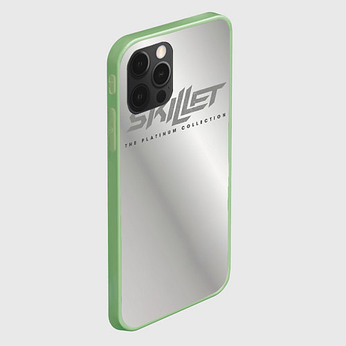 Чехол iPhone 12 Pro The Platinum Collection - Skillet / 3D-Салатовый – фото 2