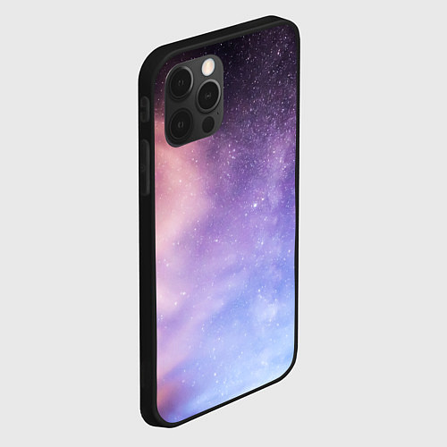 Чехол iPhone 12 Pro Cosmic gradient / 3D-Черный – фото 2