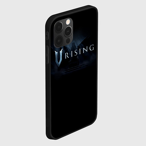 Чехол iPhone 12 Pro Logo V Rising / 3D-Черный – фото 2