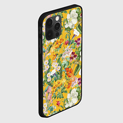 Чехол для iPhone 12 Pro Цветы Солнечное Лето, цвет: 3D-черный — фото 2