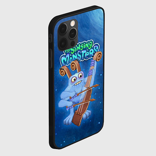 Чехол iPhone 12 Pro My singing monsters СМЫЧОРОГ Bowgart / 3D-Черный – фото 2