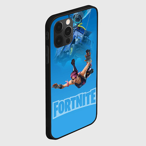 Чехол iPhone 12 Pro Fortnite Vintage Ramirez Персонаж десантирование и / 3D-Черный – фото 2