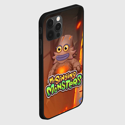 Чехол iPhone 12 Pro My singing monsters ЛАВАТЁКА Kayna / 3D-Черный – фото 2