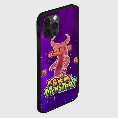 Чехол iPhone 12 Pro My singing monsters ЭПИЧЕСКИЙ ВУЖАС / 3D-Черный – фото 2