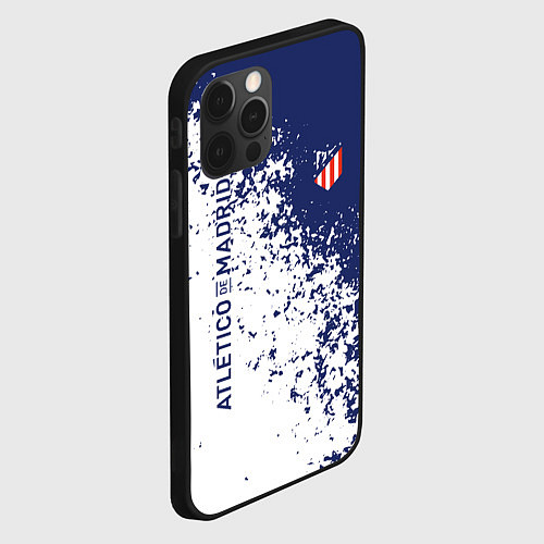 Чехол iPhone 12 Pro Atletico madrid football sport / 3D-Черный – фото 2