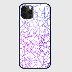 Чехол для iPhone 12 Pro Geometric Distortion, цвет: 3D-черный