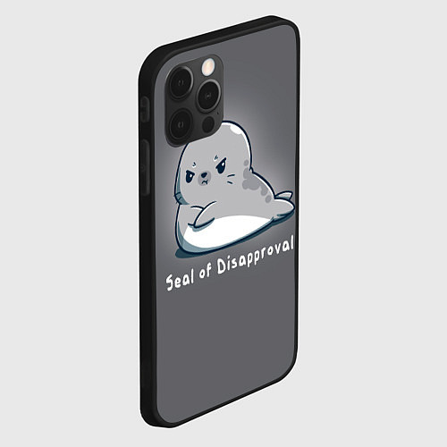 Чехол iPhone 12 Pro Seal of Disapproval / 3D-Черный – фото 2