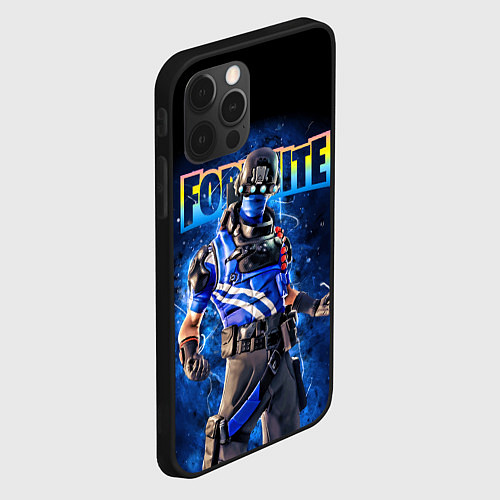 Чехол iPhone 12 Pro Fortnite Carbon Commando Плутон Персонаж Видеоигра / 3D-Черный – фото 2