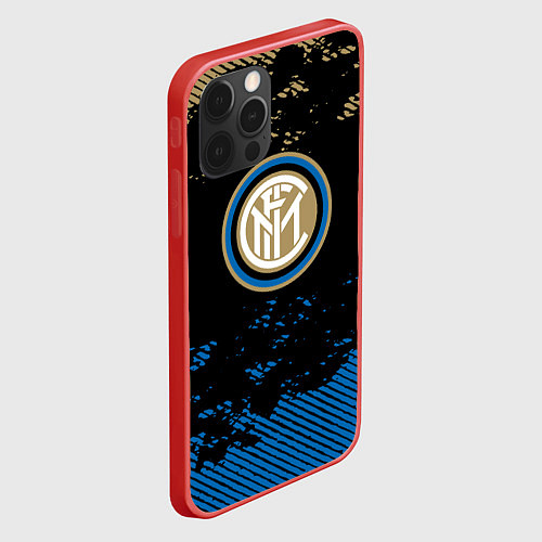 Чехол iPhone 12 Pro Inter logo / 3D-Красный – фото 2